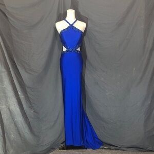 Elegant Blue Evening Gown